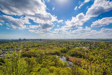 View from East Rock, in New Haven, Connecticut