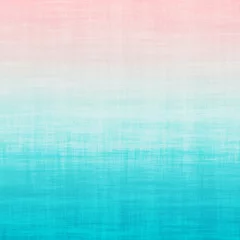 Fototapeten Ombre Grunge Millennial Pink Aqua Blue Gradient Paper Pastellhintergrund © Anna Bliokh