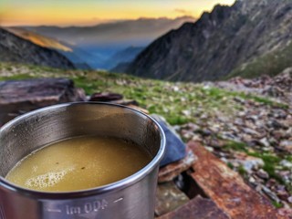 Sopa en la montaña