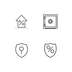 Sex linear icons set. Simple outline vector icons