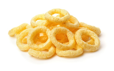 Pile of crispy onion rings