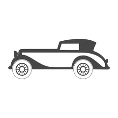 Fototapeta premium Old motor vehicle icon