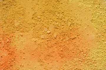 orange artist pastel powder background texture