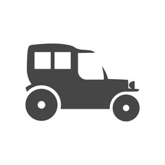 Old motor vehicle icon