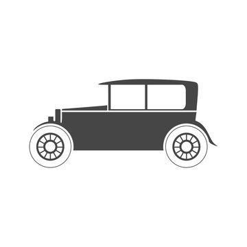 Old motor vehicle icon