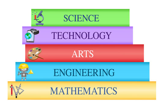 STEAM Education - Stack of books