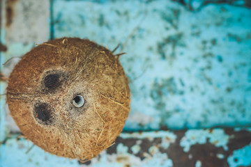 coco. tropical food. food background
