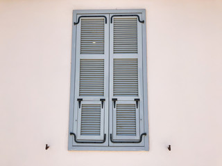 Window of private modern houses on the streets in Rishon Le Zion, Israel