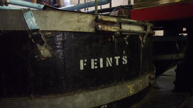 Feints tub and side shot of spirit safe for whiskey distillation