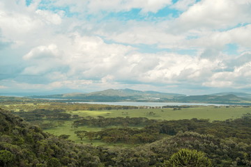Fototapeta premium Lake Naivasha seen from Crater Lake, Naivasha, Kenya
