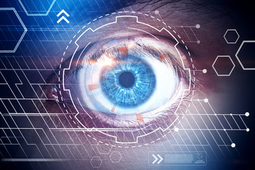 Biometrics, id and tech concept