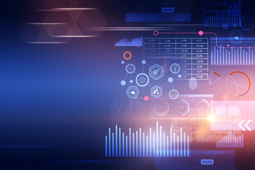 Future and hud concept