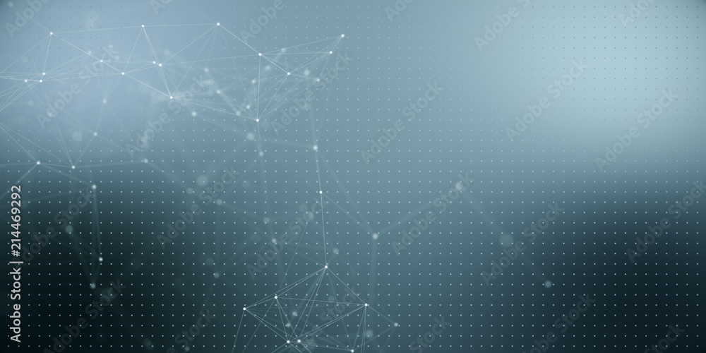 Canvas Prints glowing polygonal backdrop