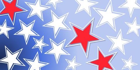 Obraz premium stars geometric shapes backdrops