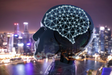 robot with ai brain