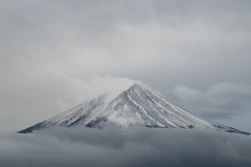 close up mount fuji in the moring time, Japan