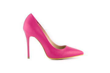 pink woman heel stiletto shoe