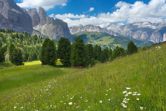 Landscape in Dolomites, Italy