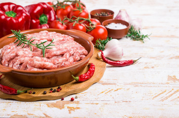 Raw minced meat
