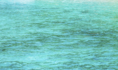 Blue ocean water with ripple wave background
