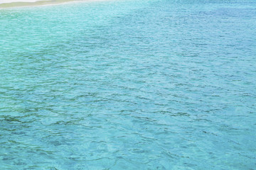 Blue ocean water with ripple wave background