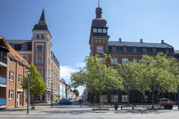 Obraz premium City Tour in Fredericia Denmark