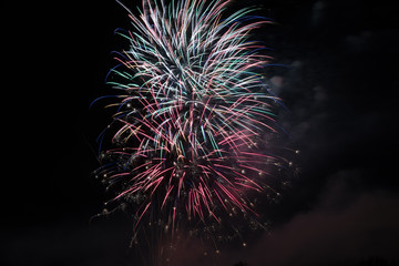 Fireworks lighting up the Sky