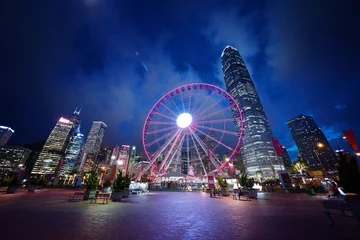 Tuinposter Observation Wheel, Hong Kong © Iakov Kalinin