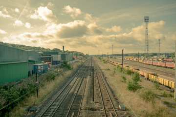 Obraz premium train lines