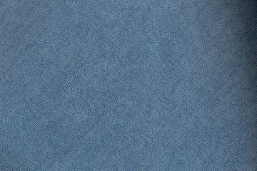 background texture. blue color knitted fabric on white background