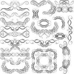 vintage frame with beautiful filigree, decorative border, luxury greeting cards,vector illustration