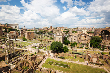 Obraz premium Forum of Caesar in Rome, Italy