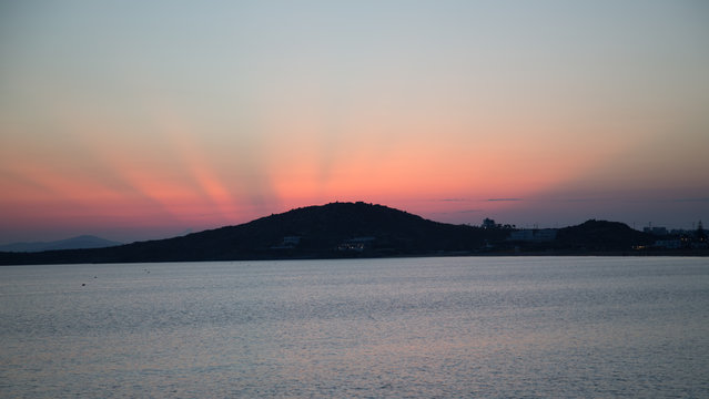 Naxos, Grecia tramonto