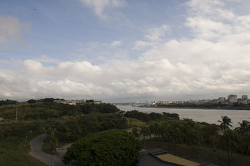 View of the downtown skyline in Cuba