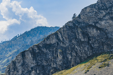 Slope of the mountain in Altai