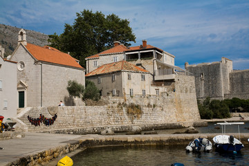 Stadtmauern von Dubrovnik in Kroatien