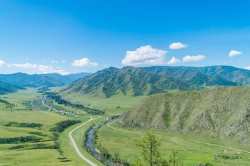 Fototapeta premium Summer altai mountains