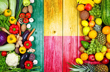 Fresh fruits and vegetables from Benin