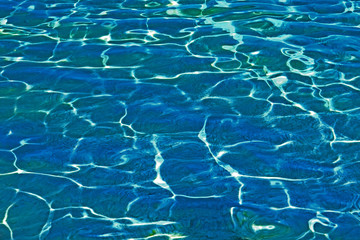 .surface texture, backround of water in swimming pool