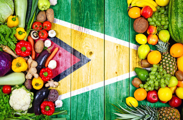 Fresh fruits and vegetables from Guyana