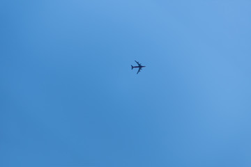 Airplane in the sky