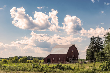 Red barn in the country © jackienix