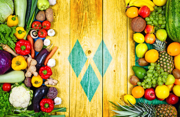 Fresh fruits and vegetables from Saint Vincent and Grenadines