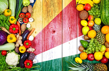 Fresh fruits and vegetables from Seychelles