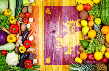 Fresh fruits and vegetables from Sri Lanka