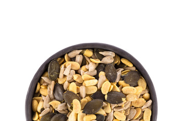 Portion of mixed seeds