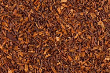 Heap of dry rooibos tea