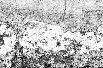 Wall fragment with scratches and cracks