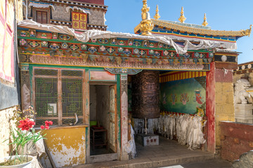 Fototapeta premium Klasztor tybetański Songzanlin, Shangri-la, prowincja Junnan, Chiny