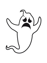 traurig unglücklich weinen heulen gespenst geist lachen süß niedlich frech comic cartoon clipart spuken horror monster grusel halloween